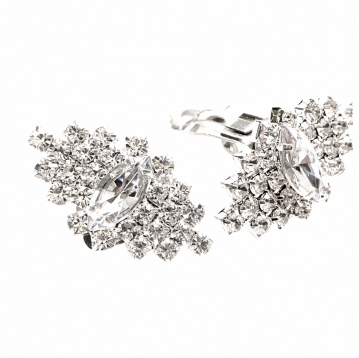 Schoenclips -Quinty -zilverkleur - trouwen-Charme Bijoux