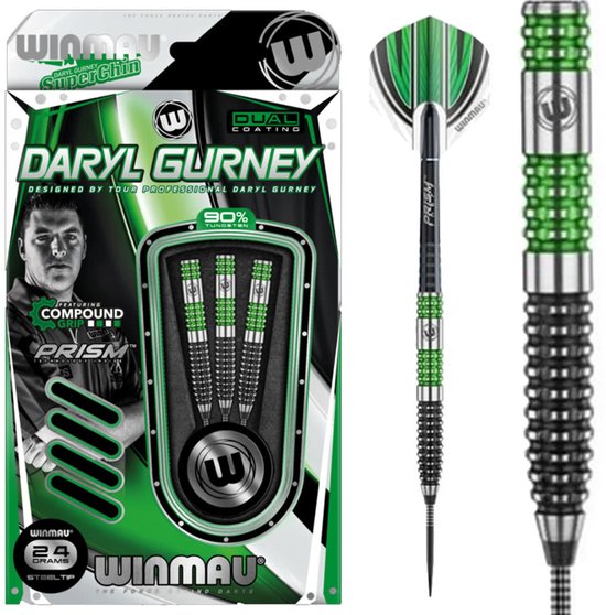 WINMAU - Daryl Gurney Special Edition: Steeltip Tungsten Dartpijlen Professioneel - 26g van Winmau — afbeelding 5