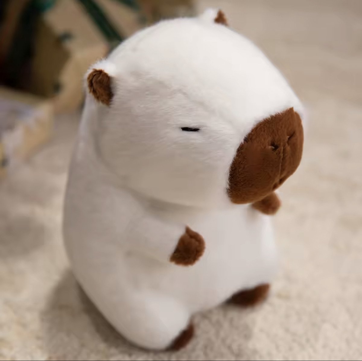 Creasowl® Capybara Knuffel met Licht – Zachte Pluche 24 cm – Knuffeldier voor Kind & Volwassene – Cadeau Idee - Nachtlampje kinderen