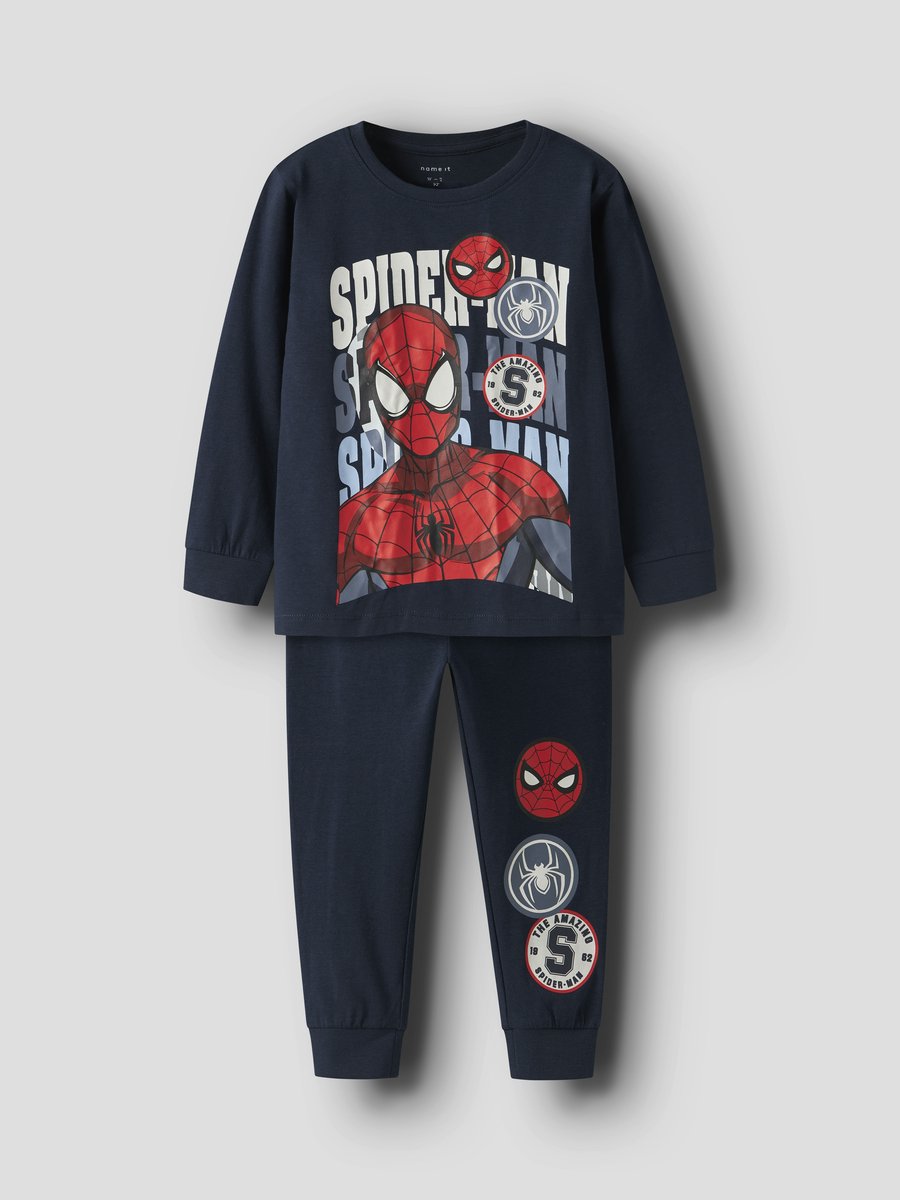 NAME IT - NMMOCTI SPIDER LS NIGHTSET MAR - Jongens - Pyjamas