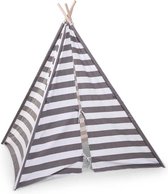 Childhome Vloerkleed kopen? Alle Tapijten online | Childhome Tipi Tent Zigzag Grijs Babyoutlet