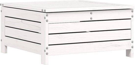 vidaXL - 8-delige - Loungeset - massief - grenenhout - wit