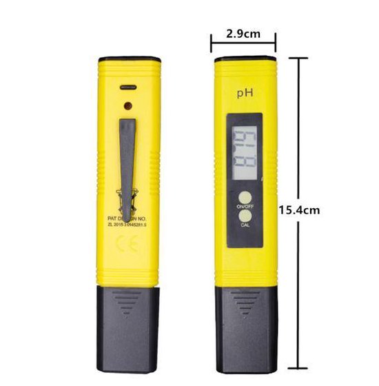 Digitale PH Meter - PH Meter Tester - PH Waarde Meten - Zuurgraadmeter -  Voor Water,... | bol.com