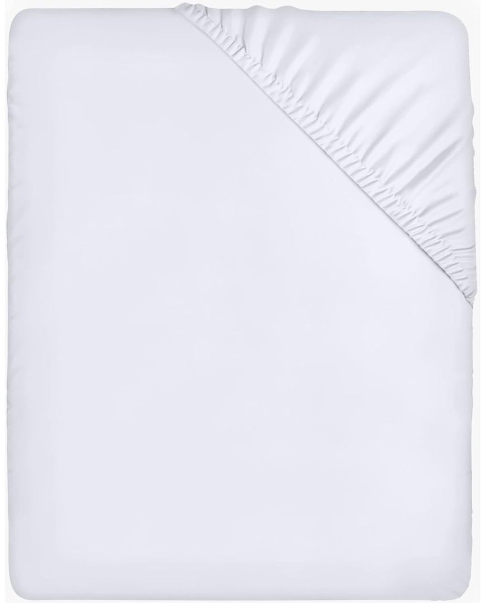 GTB® Molton 180x200 - Hoeslaken 180 x 200 - Wit - 180cm x 200cm x 35cm