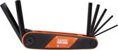 BAHCO Inbussleutel set opvouwbaar BE-9777B 7 st