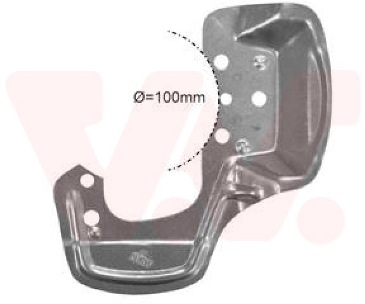 Van Wezel - REMSCHIJF BESCHERMER VOOR OPEL ASTRA F 1991-1998 90375289
