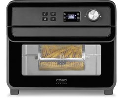 CASO AirFry Chef 1700 - Elektrische airfryer en heteluchtoven | 22 liter | 1700W | Zwart met 12 automatische programma’s