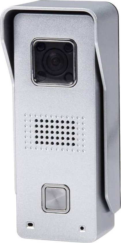 tent Bondgenoot Destructief Elec - IDC-25 - Wifi deurbel met camera - Aluminium | bol.com