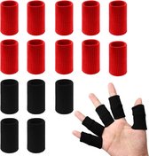Manchons de protection pour les doigts et les pouces - Rouge Manchons de protection pour les doigts et les pouces - Rouge