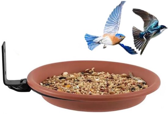 VOSS.garden vogelvoederhuis Amrum voederhuisje met rieten dak voor vogels, doorsnede 50 cm