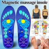 Magnetische Therapie Sport Inlegzolen Maat M Voeten Massage Gewichtsverlies Afslanken Acupressuur Detox Behandeling Binnenzool Anti-vermoeidheid Schokabsorberende Orthopedische Ondersteuning Voetpijn - Betere Bloedcirculatie Algeheel Welzijn Ademend