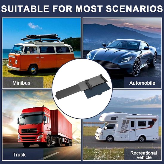2 in 1 Anti-reflectie vizier HD autozonneklep Vizierverlenger voor dag- en nachtrijden Autovizier Zonwering Verstelbare autozonneklep en nachtzicht