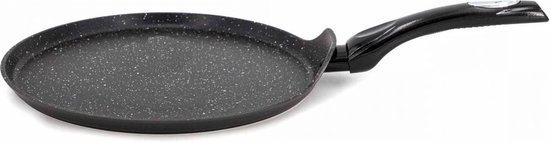 Cheffinger Crêpe- en Pannenkoekenpan - 28cm - Zwart - Inductie - Pizza Pan