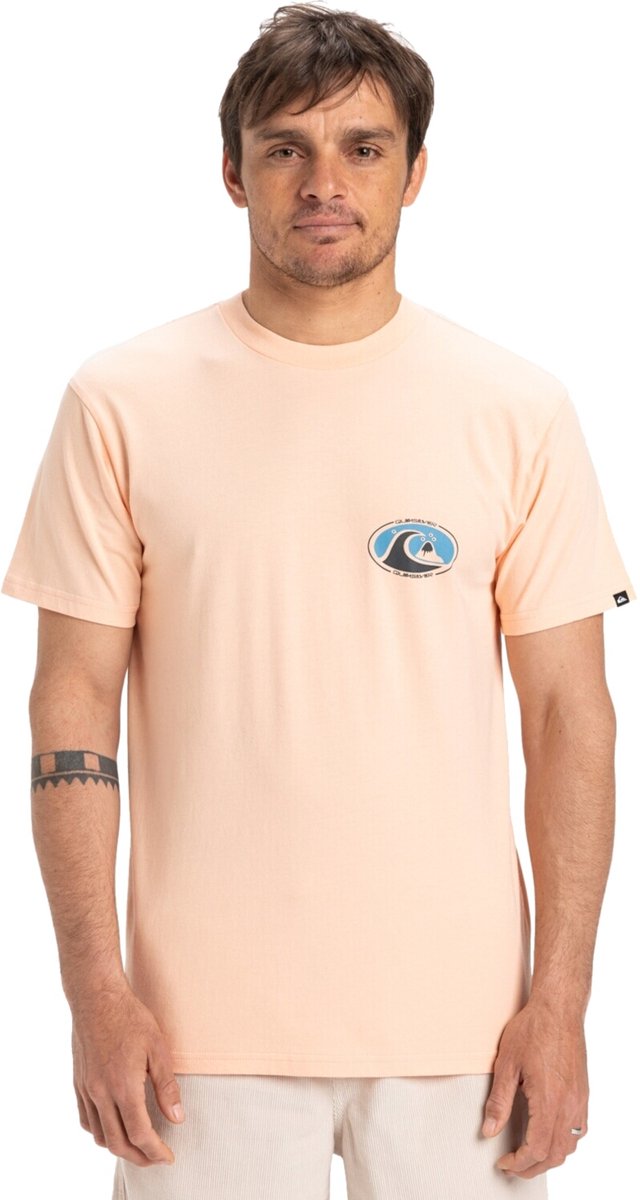 Quiksilver Ev Flower Chaos Heren T-shirt Eqyzt08050-mef0 Kleur Roze