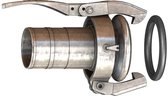 Raccord de tuyau Dallai M-part x - type C-1 - galvanisé - 70 x 63 mm