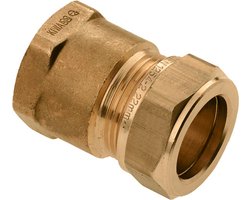 Bonfix knelkoppeling - Schroefbus - 1/2 x 8mm - Messing