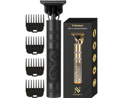 Nuvance Tondeuse Mannen - Tondeuse Hoofdhaar - Inclusief 4 Opzetstukken - Baardtrimmer en Haartrimmer - Tondeuses - Usb Oplaadbaar