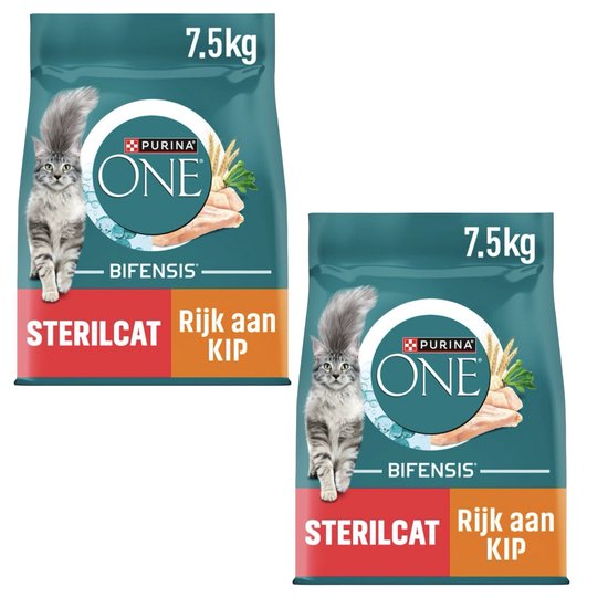 Purina One - Sterilcat Kip En Tarwe Kattenvoer