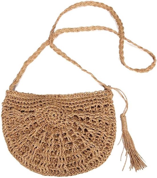 Foto: Ibenzoa traditionele handgeplooid gevlochten reiskoffer tas duurzame textiel constructie