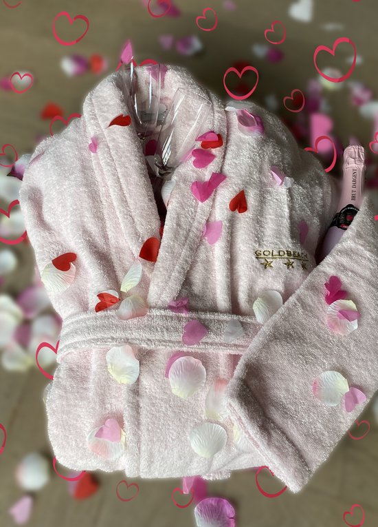 GoldBeach - Badjas - baby roze — afbeelding 4