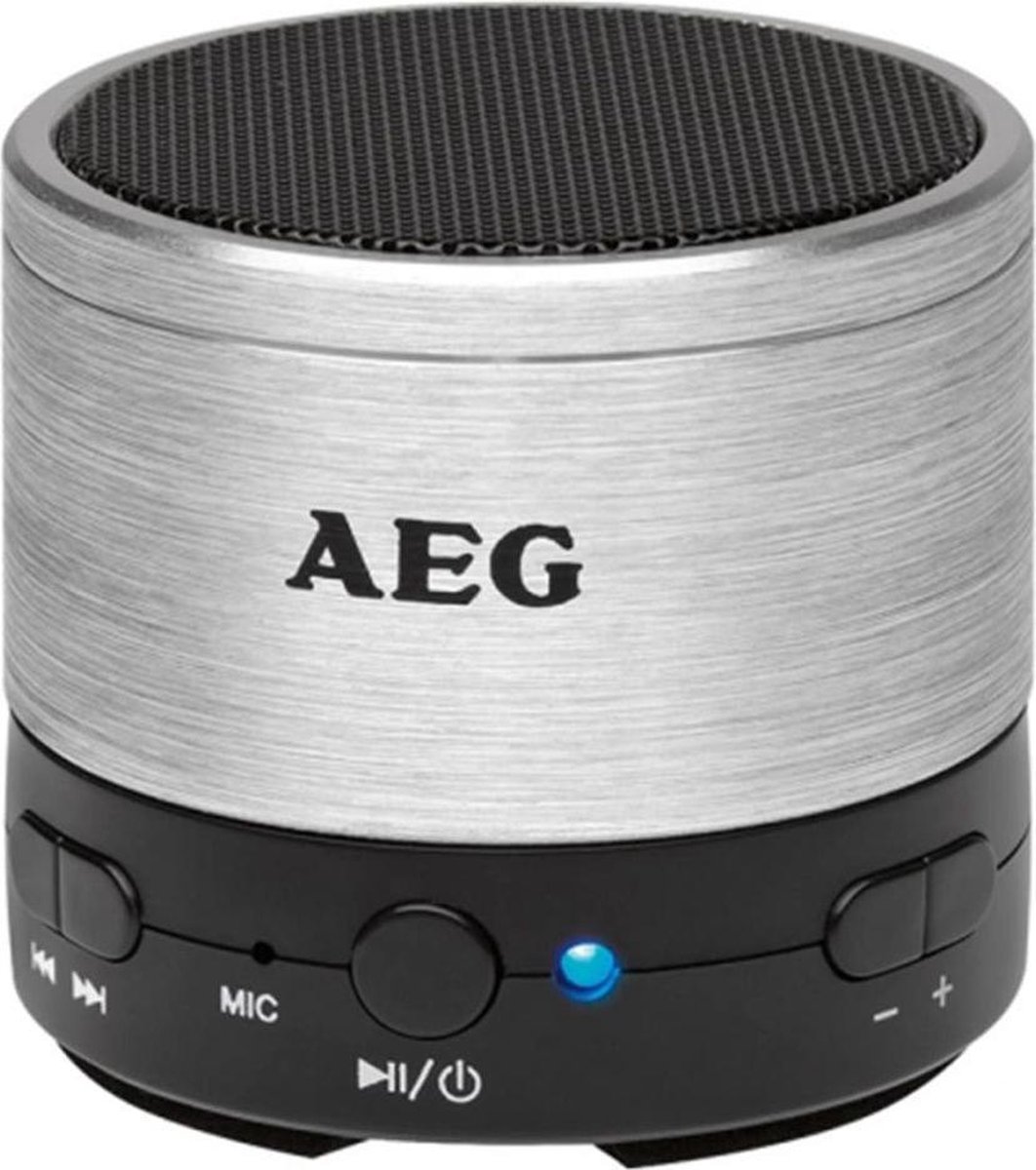 AEG 4826 - Zilver Bluetooth mini box | bol.com