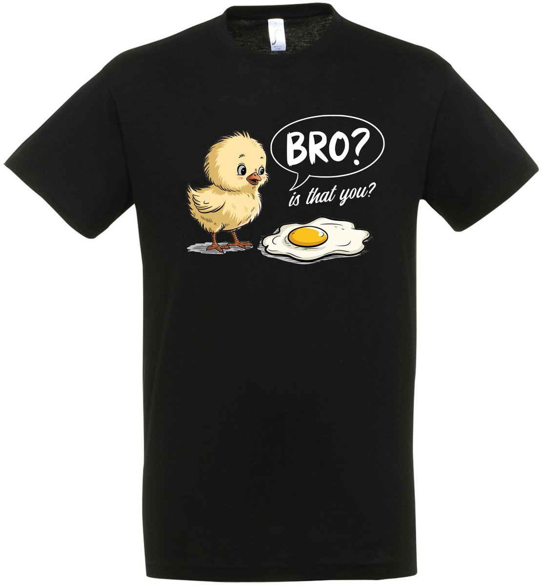 BRO? Is That You? T-shirt - cadeau - Zwart - Grappige T-shirts - DrogeHumor - Maat S