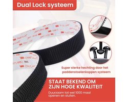 3M SJ3550 Dual Lock - Ultra sterke Aangepaste Originele Zelfklevende Hersluitbare Sluiting - 1 Meter - Zwart