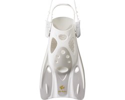 ReefTourer Zwemvliezen – Premium snorkelvinnen voor volwassenen, ideaal voor snorkelen en zwemmen – RF0106-W-M Wit / Maat M (35-42) / (22–26 cm)