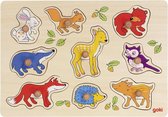 Goki Forest animals, lift-out puzzle