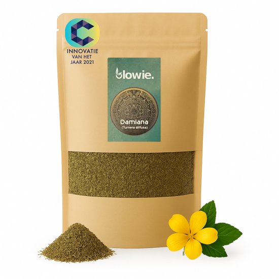 Blowie® Damiana Fijngesneden - 150 Gram - Damiana Blad Gedroogd - Thee Kruidenmix