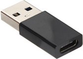 USB-A (m) - USB-C (v) adapter - USB3.0 / zwart