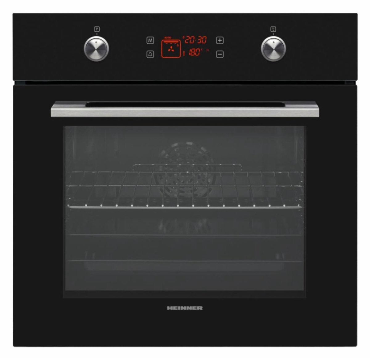 Heinner HBO-V6510GCDRC-GBK Inbouw Oven – 69 L – Energieklasse A – Heteluchtfunctie (Turbo) – Grill – 10 Functies – Kinderslot – Zwart – 5 Jaar Garantie