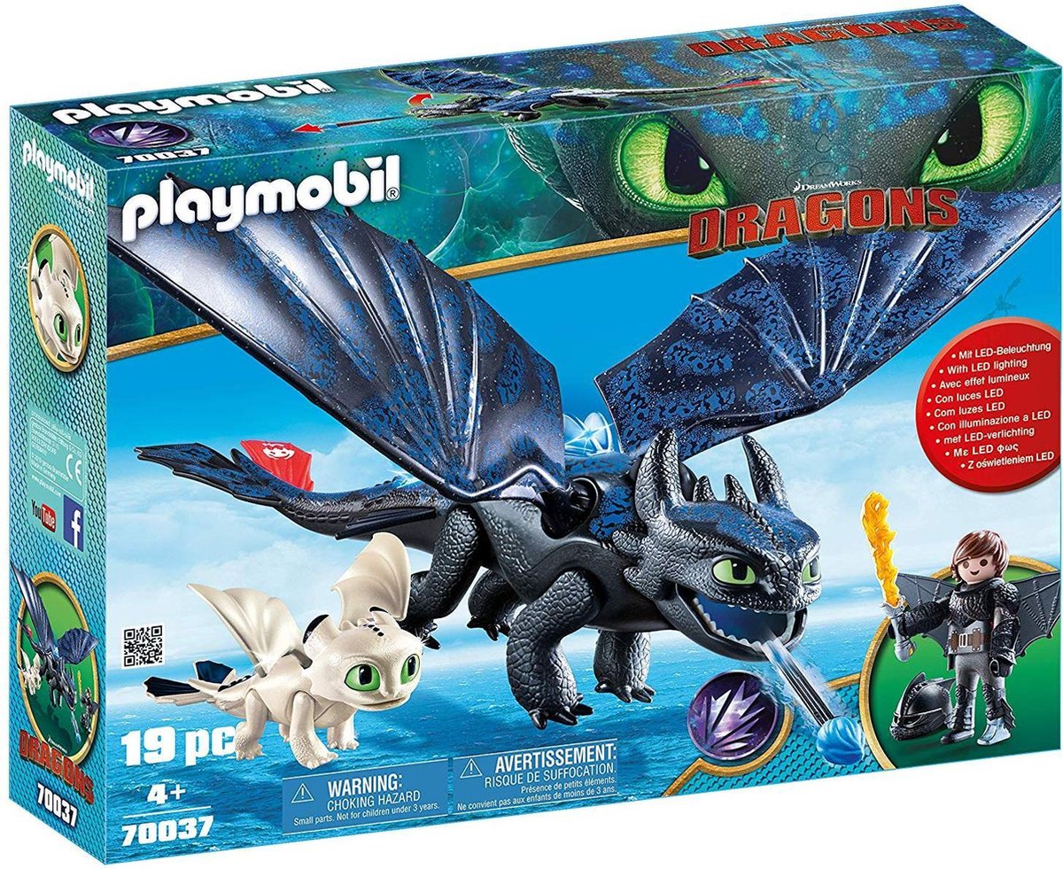 PLAYMOBIL Dragons Tandloos en Hikkie met Babydraak - 70037