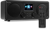 Internetradio - Audizio Foza digitale radio met Bluetooth - DAB radio en FM radio in één - Zwart
