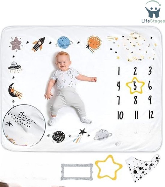 Yurhap Geruite babydeken fleece babydekens voor jongens
