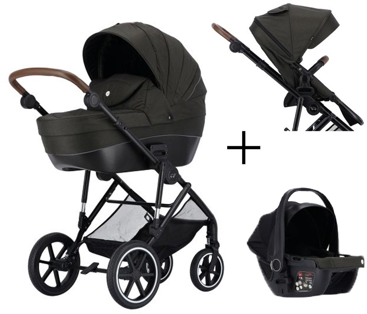 Puck Carl Kinderwagen 3-in-1 - Donkergroen - afbeelding 2
