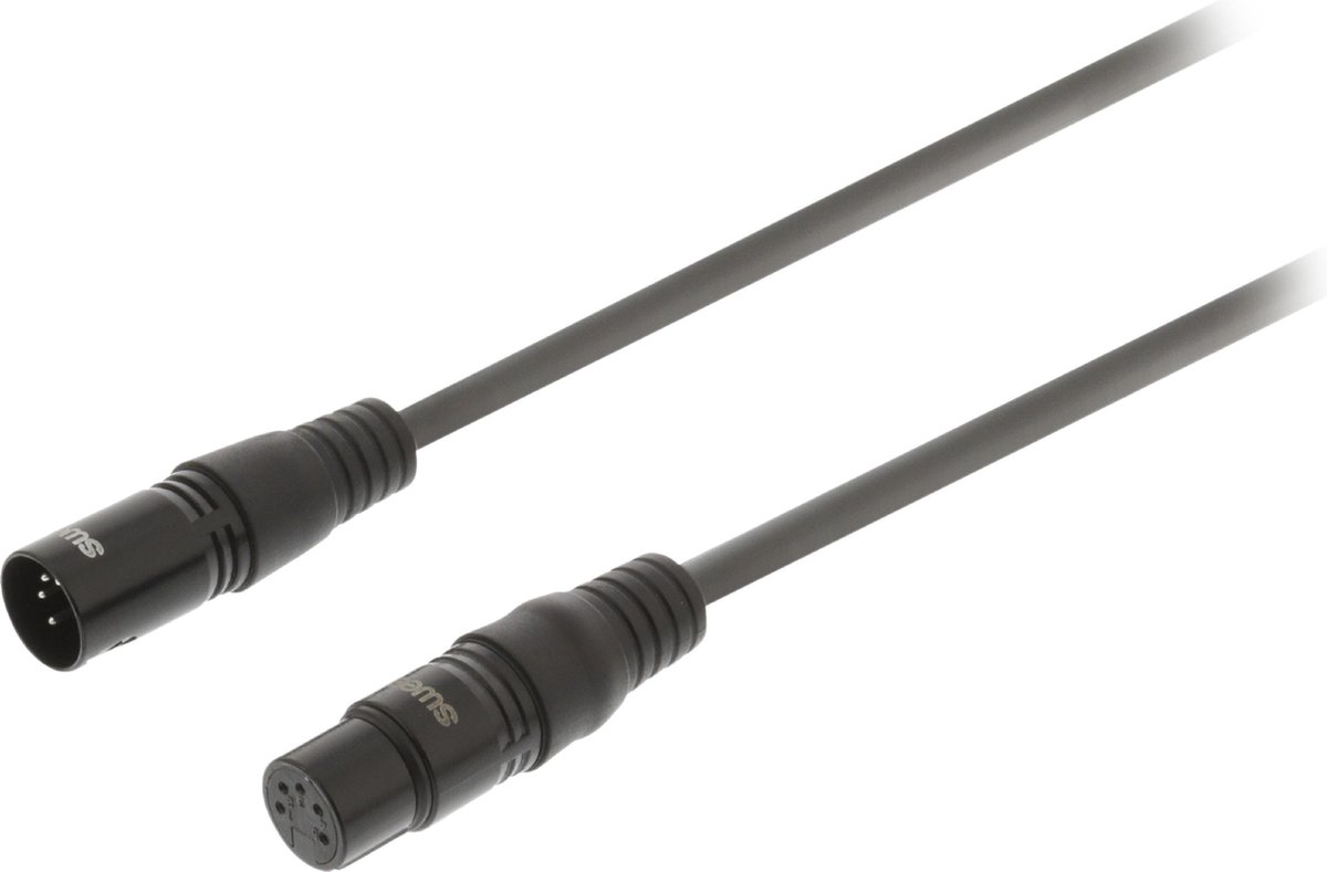 Sweex XLR Digital Cable XLR 3-Pin Male to RJ45 Plug 0.30m Dark Grey SWOP15700E03 