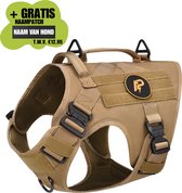 Harnais pour chien Always Prepared® Pro - Harnais anti- Trek - Harnais pour chien - Harnais pour chien Y - Chien moyen et grand - Kaki - Taille L