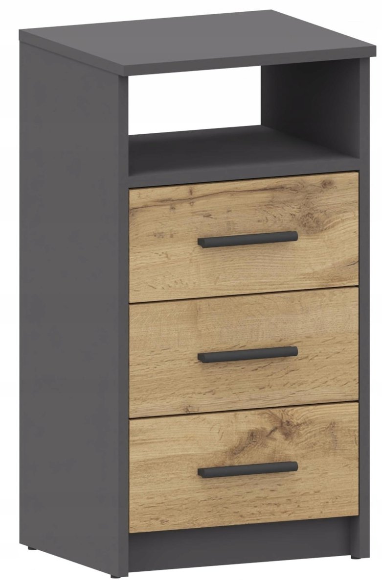 UFC Serie - Grafiet-Wotan Dressoir - 40cm - Met Laden - Antraciet