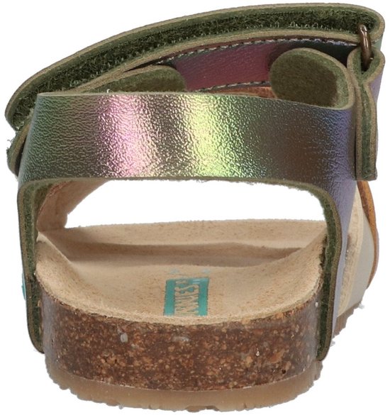 BunniesJR 225418-798 Meisjes Platte Sandalen - Multicolor - Imitatieleer - Klittenband