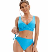 Maillot de Maillots de bain deux pièces Elegant pour femme, bikini Set , bustier, taille haute