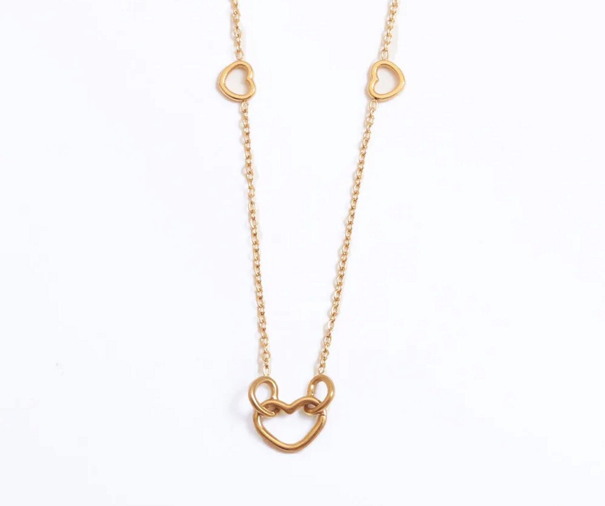 Ketting Si Amor Sieraden NLT2000-G Roestvrij Staal Kleur Goud
