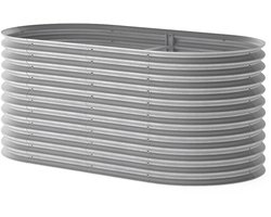 OK-Living Hoogbed – 200 x 100 cm Zilver