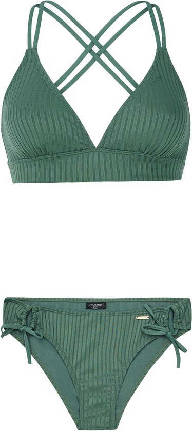 Protest Prtcosta – Triangle bikini set Dames – Kruisbanden – Uitneembare vulling – Veggie Green