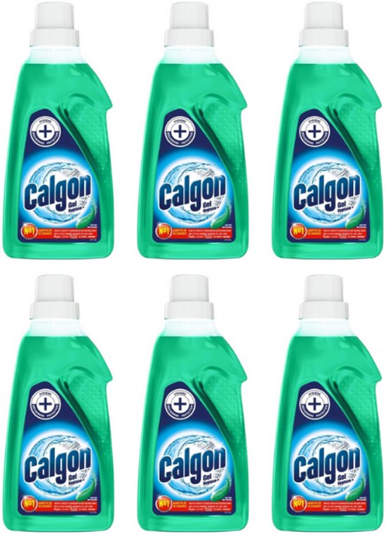 Gel nettoyant pour lave-linge Calgon Hygiene+ (emballage économique) - 6 x 750 ml