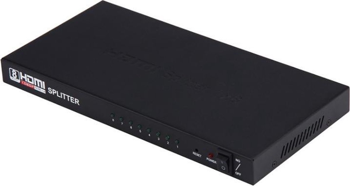 HDMI splitter 1 naar 8 - versie 1.3 (Full HD 1080p)