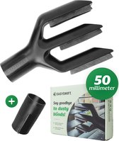 Opzetstuk 50mm - Jaloezieën Reiniger - Lamellen reiniger - Luxaflex Schoonmaken - Stofzuiger Accessoires - Stofvrij - Universeel - Gepatenteerd