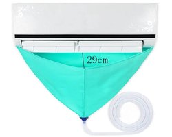 WiseGoods Premium Airco Reinigingsset – Split Set Met Opvangzak – Stofwaszak Voor Wandgemonteerde Airconditioning – Aircooler Zak