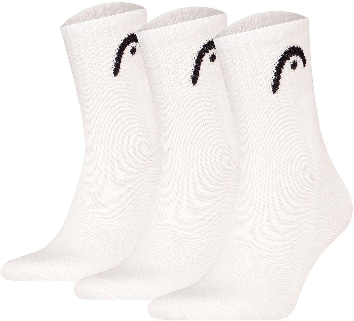 HEAD Unisex Alle sporten Korte Sokken Training 3 Pack Wit