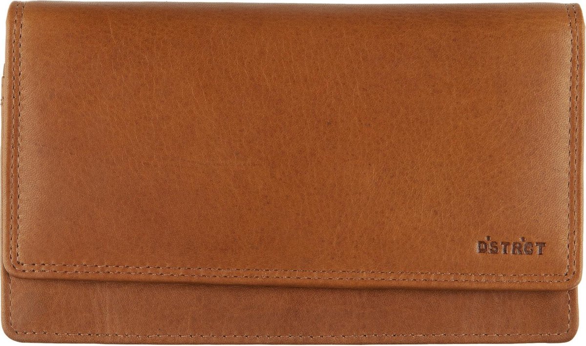 DSTRCT - Wax Lane - Dames portemonnee RFID - Cognac